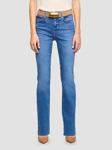 L'Agence Women's Ruth High-Rise Straight-Fit Jeans | Thumbnail 4