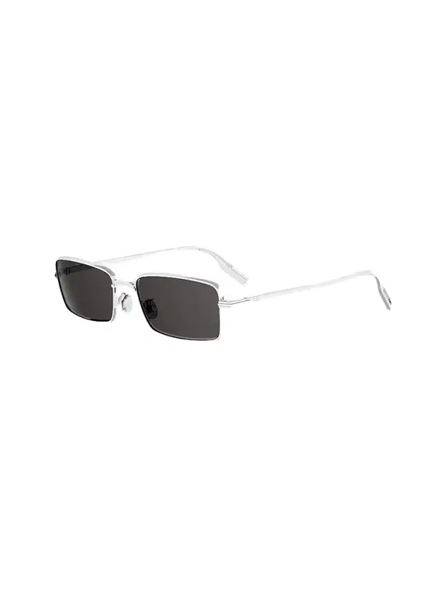 Dior Men's BlackSuit S21U 57MM Rectangular Sunglasses - Silver Grey