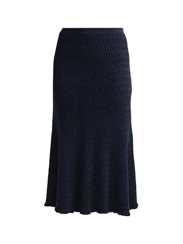 Proenza Schouler White Label Women's Magnolia Cable-Knit Midi Skirt - Navy