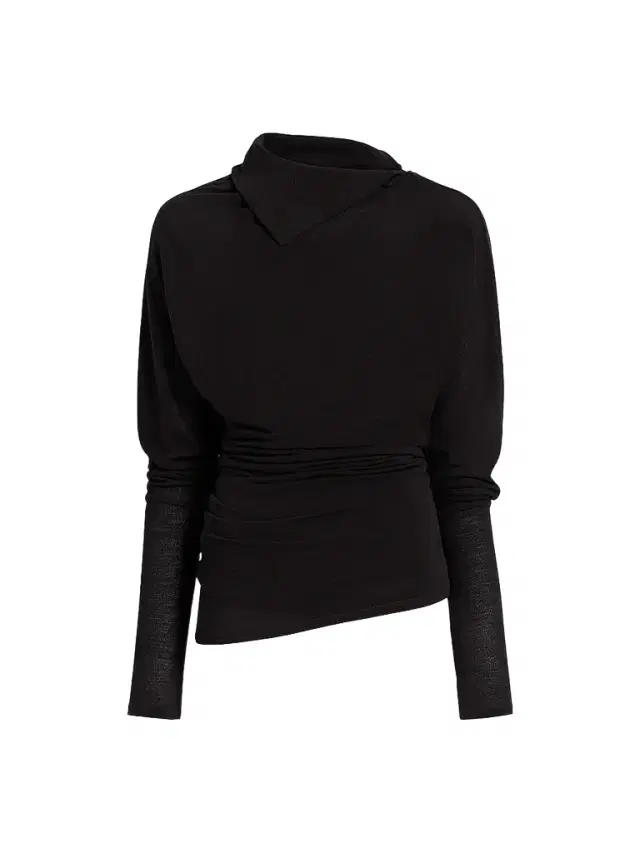 Proenza Schouler Women's Golda Gauzy Jersey Top - Black