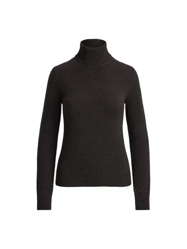 Ralph Lauren Collection Women's Lofty Cashmere Turtleneck Sweater - Brown
