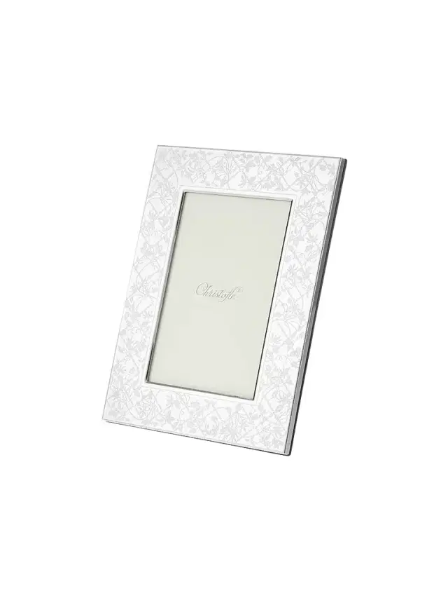 Christofle Les Fables Stainless Steel 4" x 6" Frame