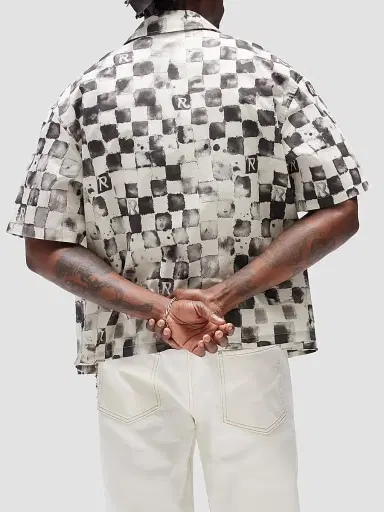 Represent Men's Pool Side Cotton Shirt - Flat White | Thumbnail 3