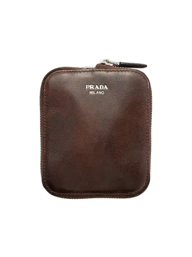 Prada Women's Nylon and Leather Foldable Mini Duffel Bag - Brown | Thumbnail 1 Prada Women's Nylon and Leather Foldable Mini Duffel Bag - Brown | Thumbnail 1