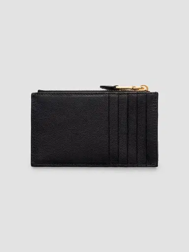 Prada Women's Leather Card Holder - Black | Thumbnail 3 Prada Women's Leather Card Holder - Black | Thumbnail 3