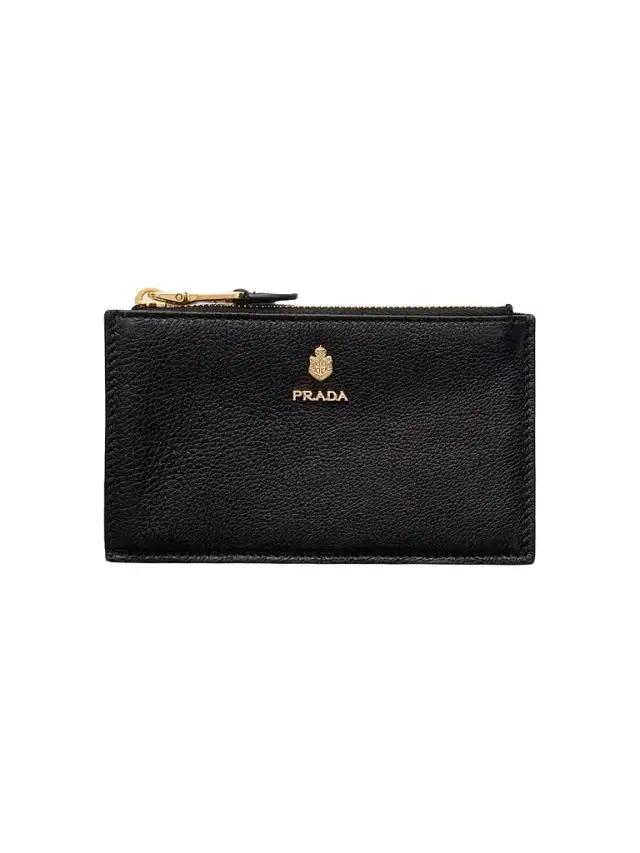 Prada Women's Leather Card Holder - Black