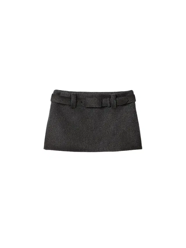 Women's Waxed Double Wool Mini-Skirt