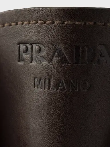 Prada Women's Leather Laced Booties | Thumbnail 4