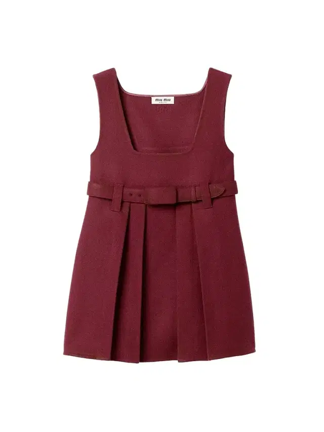 Miu Miu Women's Waxed Double Wool Dress