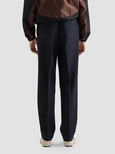 Prada Men's Mohair Wool Pants - Blue | Thumbnail 4 Prada Men's Mohair Wool Pants - Blue | Thumbnail 4