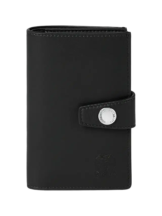 Brunello Cucinelli Men's Brushed Leather Wallet with Zipper - Black