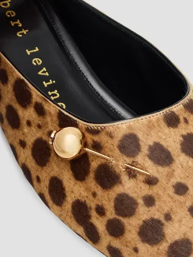Herbert Levine Women's Sleep On It Calf Hair Cheetah Mules | Thumbnail 5 Herbert Levine Women's Sleep On It Calf Hair Cheetah Mules | Thumbnail 5