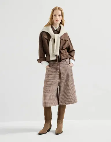 Brunello Cucinelli Garment-dyed cover outerwear jacket | Thumbnail 6