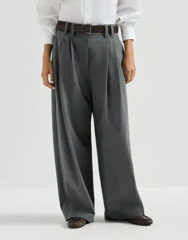 Brunello Cucinelli Tropical luxury wool trousers | Thumbnail 2 Brunello Cucinelli Tropical luxury wool trousers | Thumbnail 2