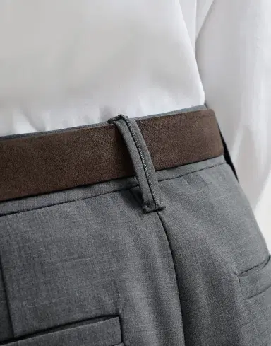 Brunello Cucinelli Tropical luxury wool trousers | Thumbnail 4 Brunello Cucinelli Tropical luxury wool trousers | Thumbnail 4