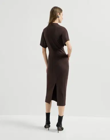 Brunello Cucinelli Wrap belt dress | Thumbnail 3 Brunello Cucinelli Wrap belt dress | Thumbnail 3