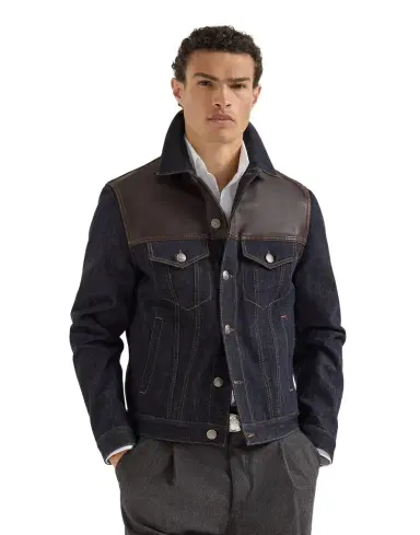Brunello Cucinelli Denim four-pocket jacket | Thumbnail 2