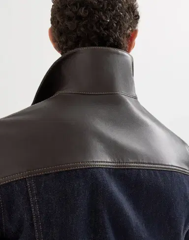 Brunello Cucinelli Denim four-pocket jacket | Thumbnail 4