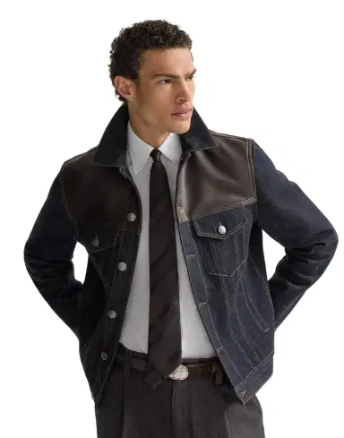 Brunello Cucinelli Denim four-pocket jacket | Thumbnail 5