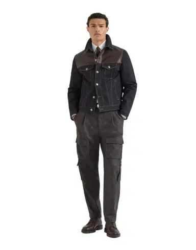 Brunello Cucinelli Denim four-pocket jacket | Thumbnail 6