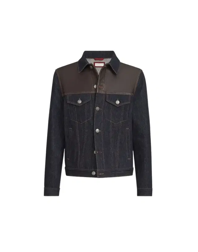 Brunello Cucinelli Denim four-pocket jacket