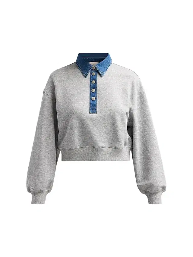 Cinq à Sept Women's Corenna Mixed-Media Sweater - Heather Grey
