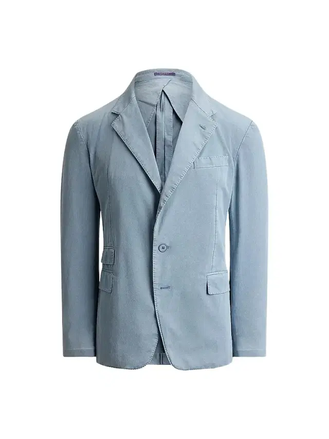 Ralph Lauren Purple Label Men's Kent Linen-Silk Suit Jacket