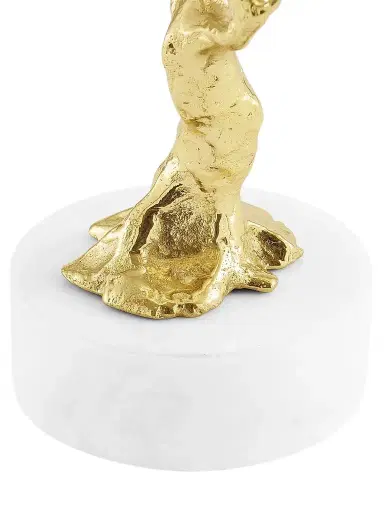 Michael Aram Lovebirds Silver & Gold Candlebra | Thumbnail 4