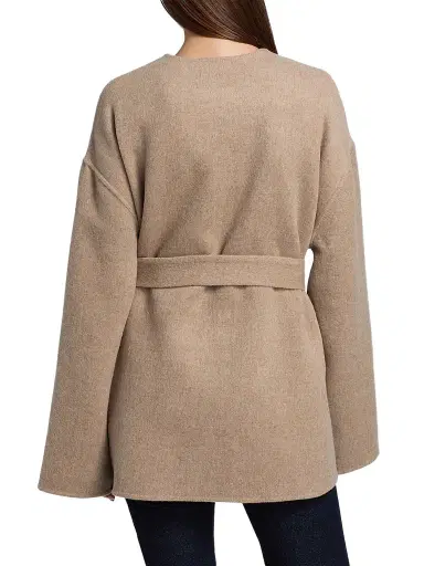 Co Women's Belted Wool-Cashmere Jacket - Taupe | Thumbnail 5