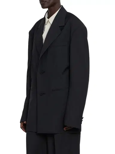 Issey Miyake Women's Honest Ensemble Wool-Blend Jacket - Black - Size XS | Thumbnail 4