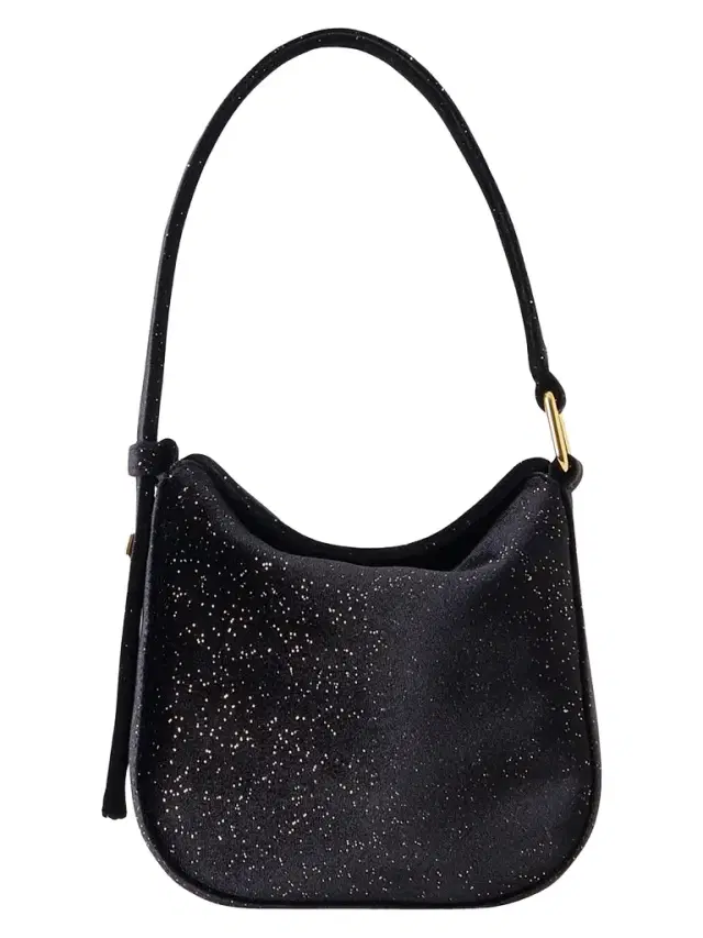 Akris Women's Anna Mini Speckled Velvet Hobo Bag - Black Met