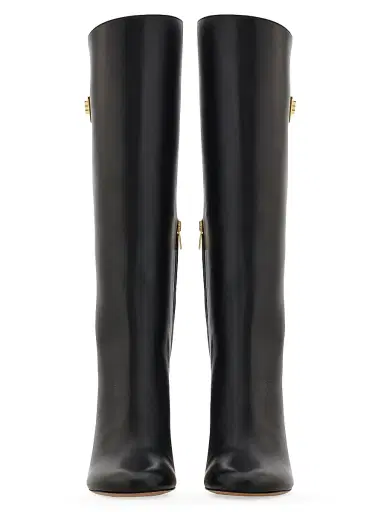Ferragamo Women's Elli 70MM Hug Buckle-Detail Leather Boots | Thumbnail 3 Ferragamo Women's Elli 70MM Hug Buckle-Detail Leather Boots | Thumbnail 3