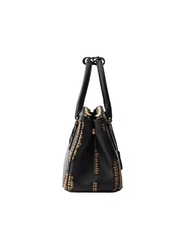 Prada Women's Galleria Large Nappa Leather and Wool Top Handle Bag | Thumbnail 5 Prada Women's Galleria Large Nappa Leather and Wool Top Handle Bag | Thumbnail 5