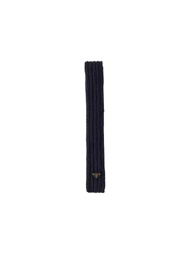 Prada Women's Wool Scarf - Blue | Thumbnail 1