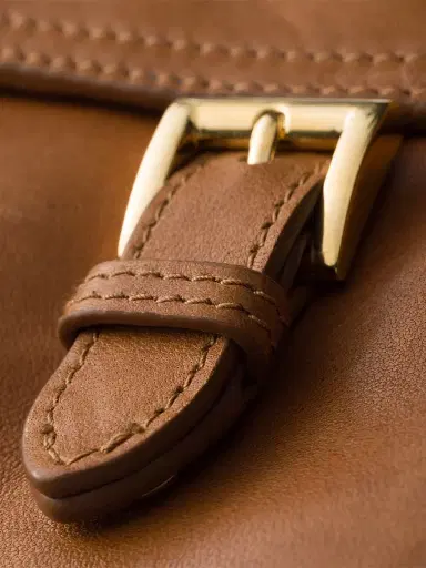 Prada Women's Nappa Leather Smartphone Holder - Brown | Thumbnail 4