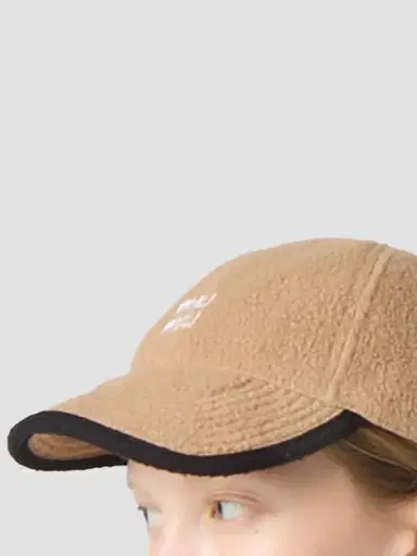 Miu Miu Women's Fleece Baseball Cap - Beige | Thumbnail 2