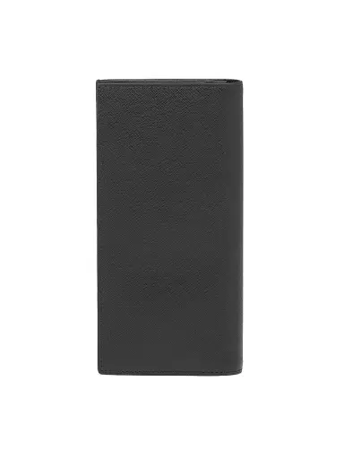 Prada Men's Saffiano Leather Wallet - Black | Thumbnail 3