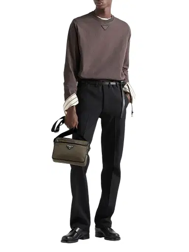 Prada Men's Re-Nylon and Saffiano Shoulder Bag | Thumbnail 2