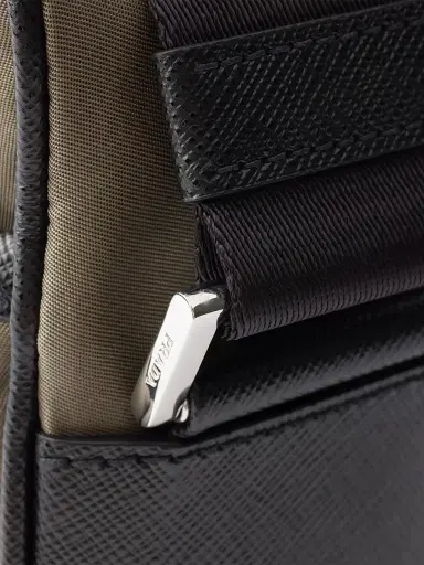 Prada Men's Re-Nylon and Saffiano Shoulder Bag | Thumbnail 8