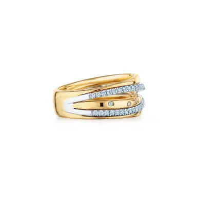 KWIAT Diamond Orbit Crossover Ring | Thumbnail 2 KWIAT Diamond Orbit Crossover Ring | Thumbnail 2