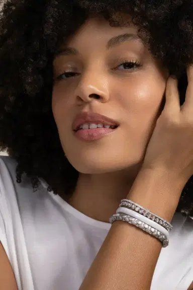 ROBERTO DEMEGLIO Diamond Multishaped Stretch Tennis Bracelet | Thumbnail 4