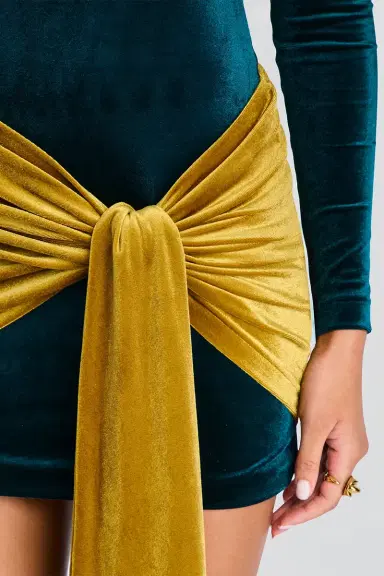 Retrofête Jackson Velvet Dress | Thumbnail 3