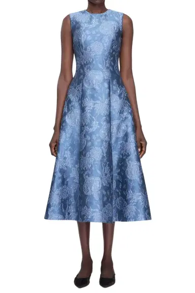 Emilia Wickstead Mara Floral Midi Dress | Thumbnail 2 Emilia Wickstead Mara Floral Midi Dress | Thumbnail 2