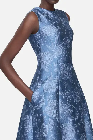 Emilia Wickstead Mara Floral Midi Dress | Thumbnail 4 Emilia Wickstead Mara Floral Midi Dress | Thumbnail 4