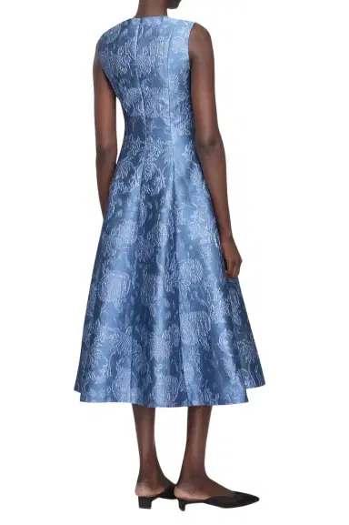 Emilia Wickstead Mara Floral Midi Dress | Thumbnail 5 Emilia Wickstead Mara Floral Midi Dress | Thumbnail 5