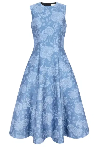 Emilia Wickstead Mara Floral Midi Dress | Thumbnail 1 Emilia Wickstead Mara Floral Midi Dress | Thumbnail 1
