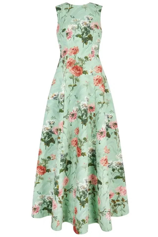 Emilia Wickstead Nodin Floral Maxi Dress