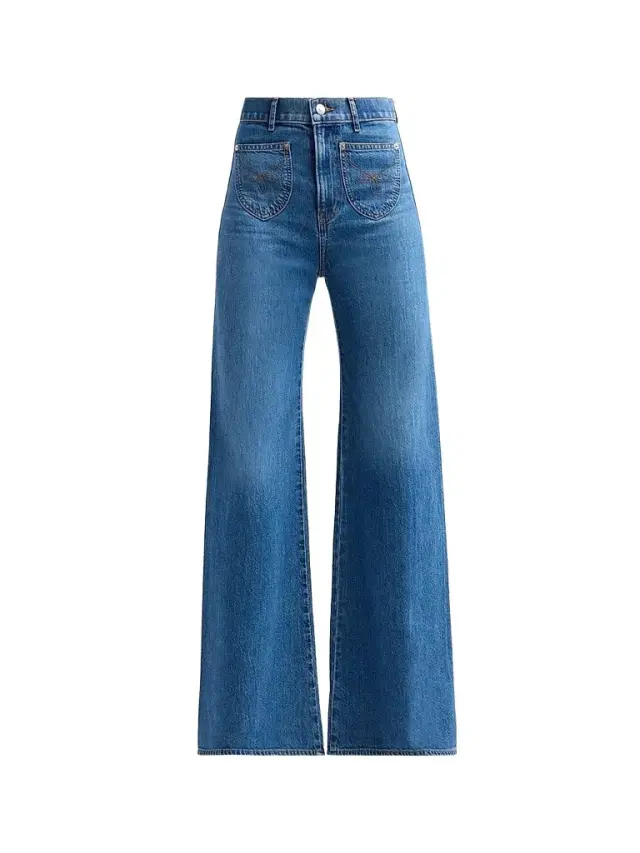Veronica Beard Women's Grant High-Rise Wide-Leg Jeans