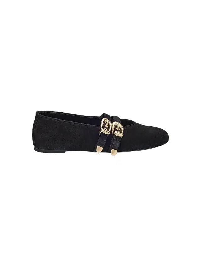 Stuart Weitzman Women's Maven Suede Mary Janes - Black