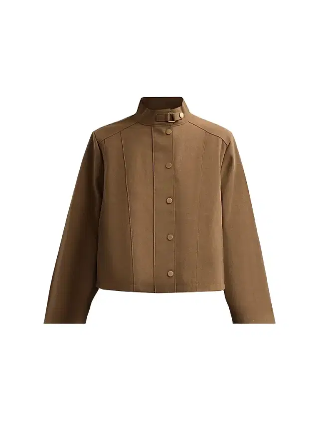 Design History Women's Gale Seamed Zip-Front Jacket - Dark Olive